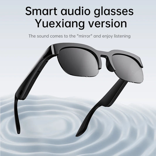 Smart Audio-Brille XG89 mit Übersetzungsfunktion – Bluetooth 6.0 Sonnenbrille mit Kopfhörer & Noise Cancelling – 144 Sprachen – für Reisen & Business