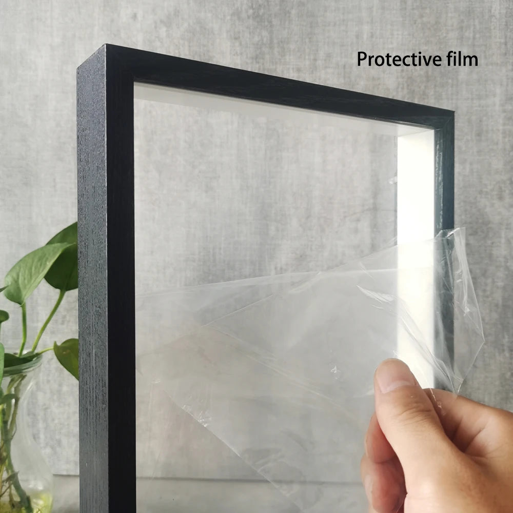 Shadow Box Bilderrahmen aus Holz – 3 cm Tief – Rechteckiger Rahmen für 3D-Objekte & Fotos – Skandinavisches Design