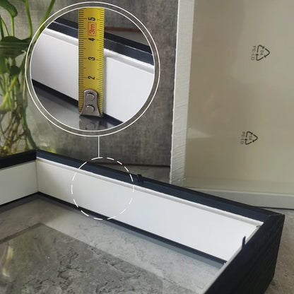 Shadow Box Bilderrahmen aus Holz – 3 cm Tief – Rechteckiger Rahmen für 3D-Objekte & Fotos – Skandinavisches Design