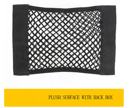 Universal Auto Kofferraum Netz – Rücksitz Organizer aus Nylon mit Klettbefestigung