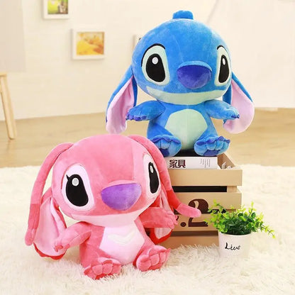 35-65 cm Disney Aoger Lilo & Stitch Gefüllte Plüschpuppe Edition Stitch Rose Puppe Kreatives Kawaii Kissen Spielzeug Geburtstagsgeschenk für Mädchen