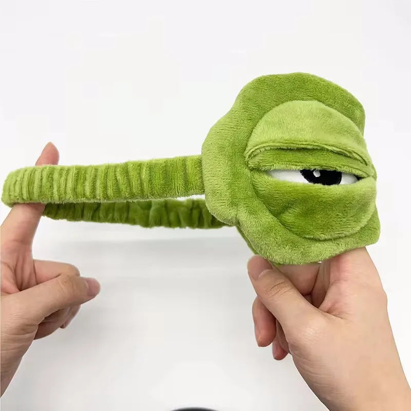 Süße Frosch-Schlafmaske – Weiche Augenmaske für Mittagsschlaf & Reisen – Lichtschutz & Komfort