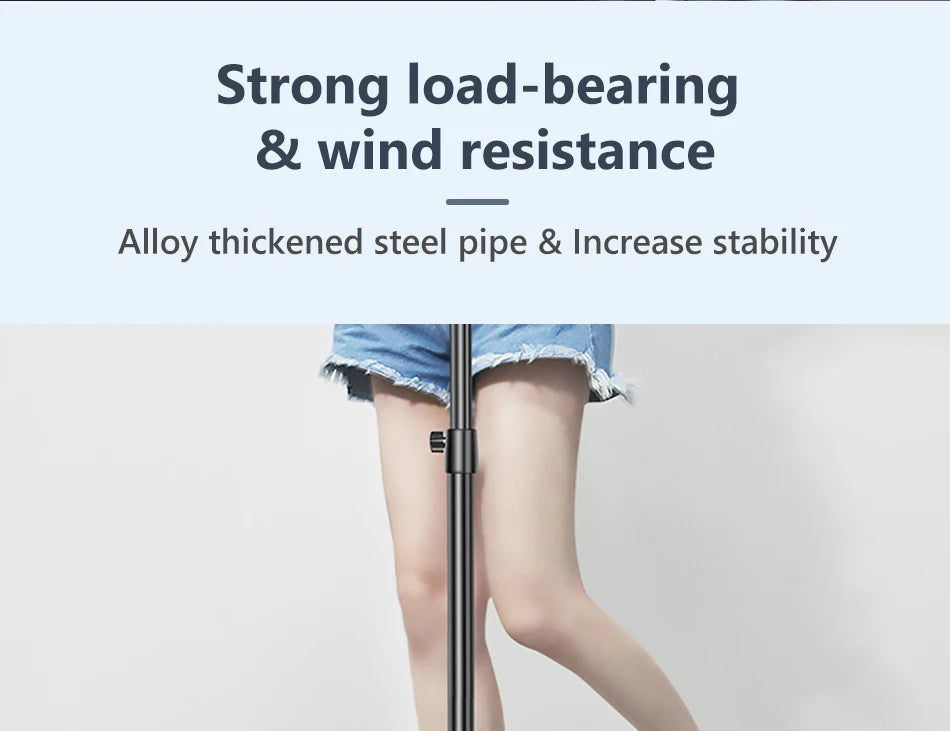 10" Selfie Ringlicht mit Stativ – LED-Ringleuchte für Video & Livestream