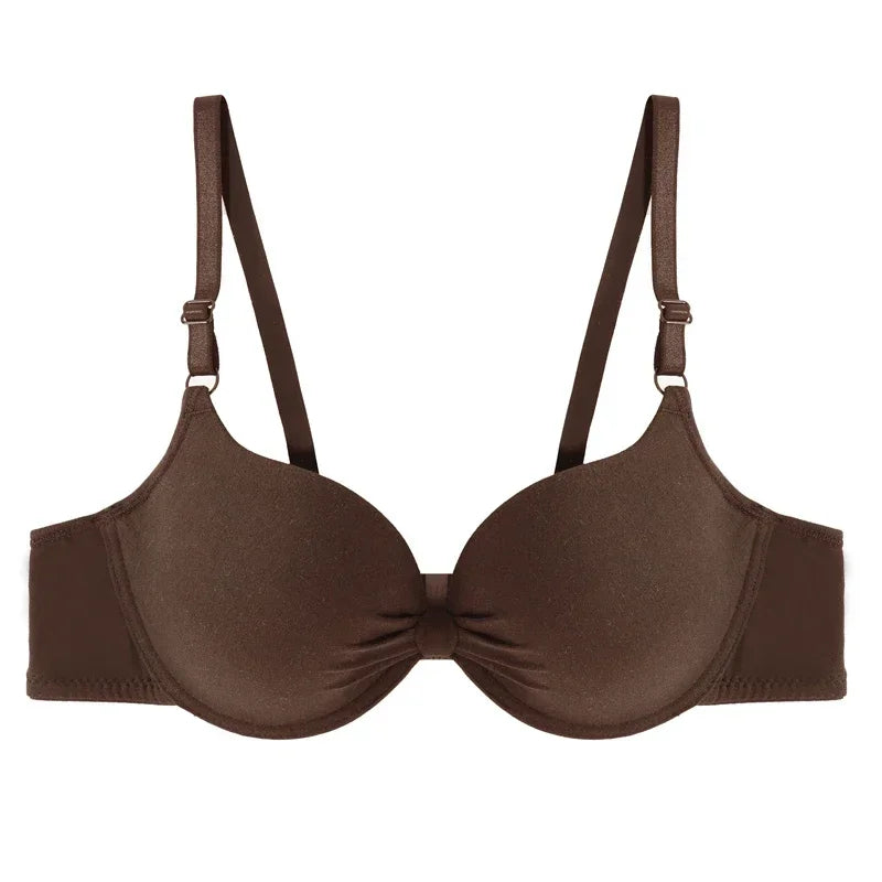 Sexy Damen Push-Up BH – Tiefes V, Bügel, rückenfrei
