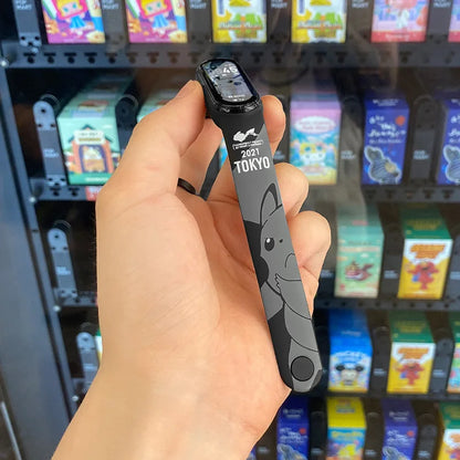 Pokémon LED-Digitaluhr – Kinderarmbanduhr mit Pikachu, Gengar & Evoli im Anime-Design