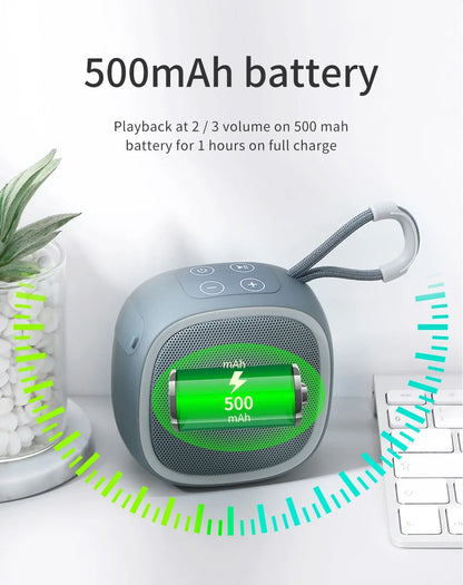 TG659 Mini Bluetooth Lautsprecher – TWS, TF-Karte & Radio, 5.3 kabellos