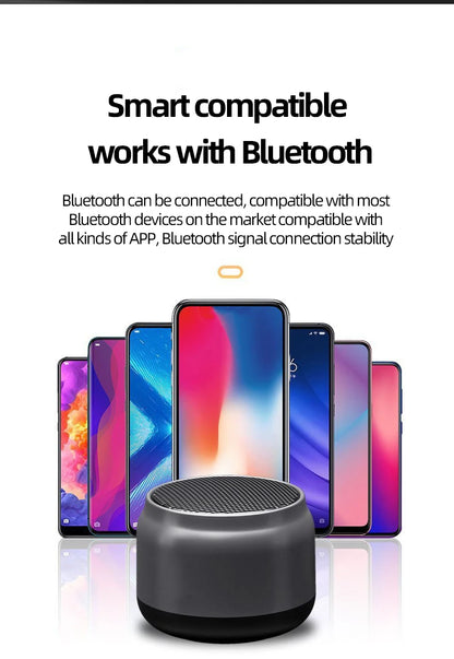 PHONEPACE Mini Bluetooth Lautsprecher – tragbar mit HD-Sound & Bass