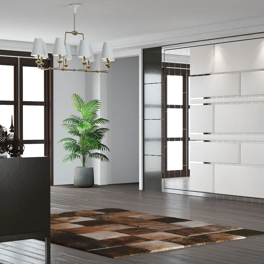 Große künstliche Palme 90–120 cm – Tropenpflanze aus Kunststoff – Monstera Deko für Garten, Balkon & Innenräume