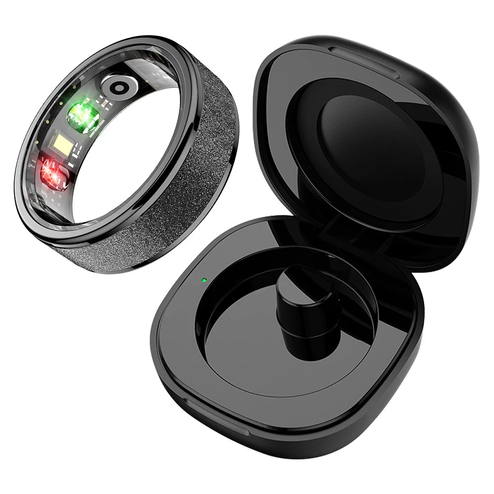 COLMI R10 Smart Ring mit Ladeetui – Gesundheits- & Schlaftracker, 5ATM wasserdicht, für Damen & Herren
