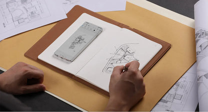 HUION Note 2-in-1 digitales Notebook-Zeichentablett mit batterielosem Stift, kabelloses Bluetooth-Papiertablett, elektronischer Schreibblock