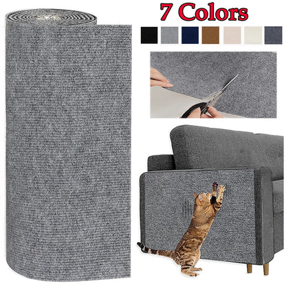 7-Farben-Kratzer für Katzen, Sofabezug, Katzenkratzer, Brettschutz, zuschneidbar, selbstklebender Teppich, DIY-Kratzmatte für Katzen