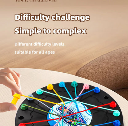 LPCBEC Rope Puzzle 2025 – Logikspiel für Kinder ab 14 Jahren mit Knoten-Challenge