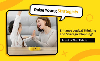 Elektronisches Tic-Tac-Toe Spiel – Tragbare 3-in-1 Konsole für Kinder & Erwachsene, Lernspiel mit Memory- und Reaktionsmodus