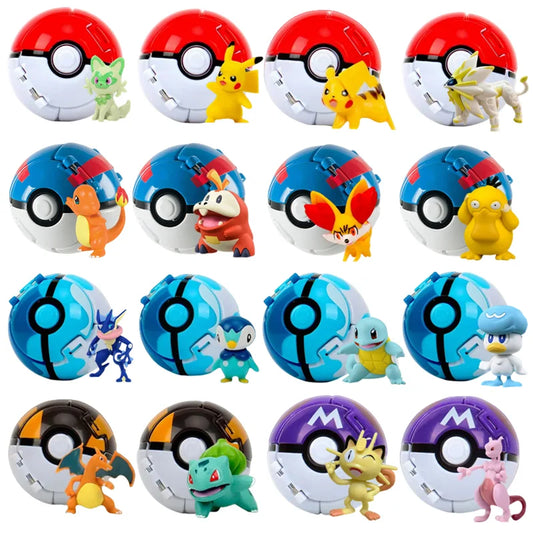 Pokémon Figur mit Pokéball – Pikachu, Glurak & Co. im Modell-Set von MINISO