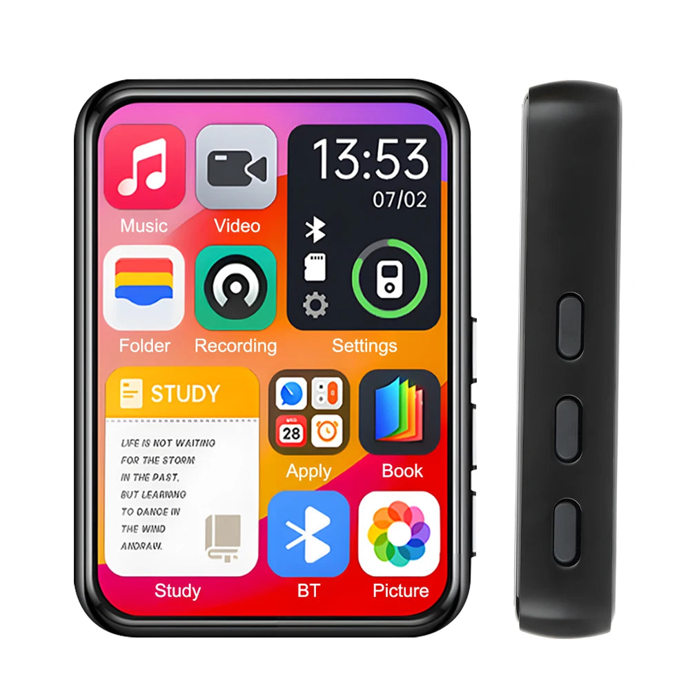 AideeMaster MP3-Player – 128 GB, Bluetooth 5.4, Touchscreen & HiFi-Sound