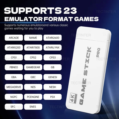 Retro Game Stick M15 – 4K Konsole mit 20.000 Spielen & Wireless Controller