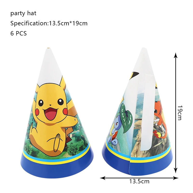 Pokemon Geburtstag Party Dekoration Neue Blitz Pikachu Ballon Für Kinder Event Liefert Einweg Geschirr Banner Hintergrund