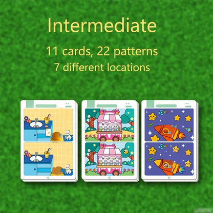 Fehlersuchspiel mit abwischbarem Papier – Konzentrations- & Aufmerksamkeits­training für Kinder