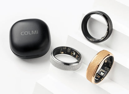 COLMI R10 Smart Ring mit Ladeetui – Gesundheits- & Schlaftracker, 5ATM wasserdicht, für Damen & Herren