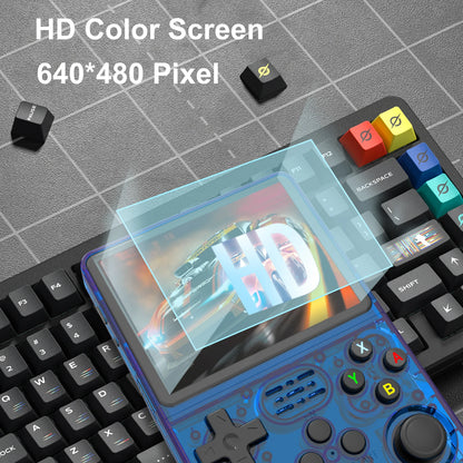 GAMINJA R36S K36 Handheld-Konsole – 3,5″ IPS, 16.000 Spiele, Linux, PS1/PSP/DC, 3500mAh Akku