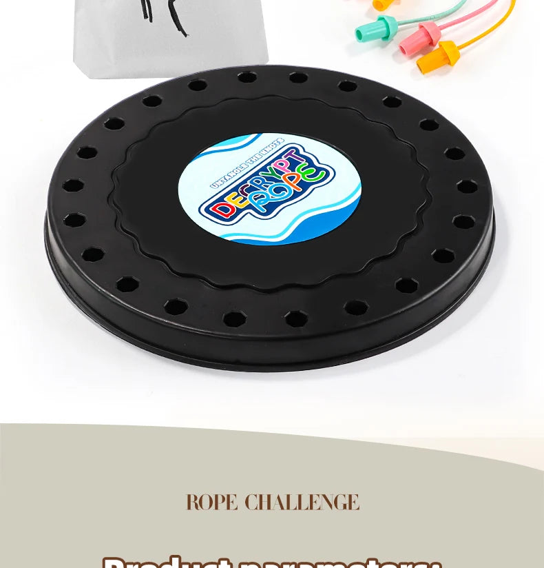 LPCBEC Rope Puzzle 2025 – Logikspiel für Kinder ab 14 Jahren mit Knoten-Challenge