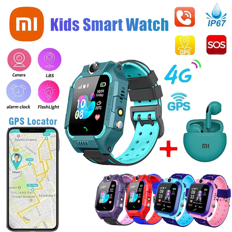 Xiaomi Kinder Smartwatch mit 4G, GPS & SOS – wasserdicht & sicher