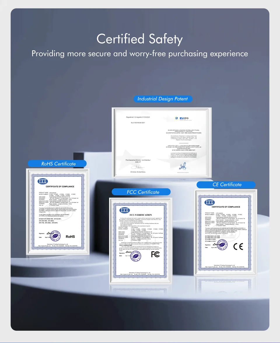 Magcubic HY300 Pro 4K Beamer – Android 11, 290 ANSI Lumen, WLAN & Bluetooth