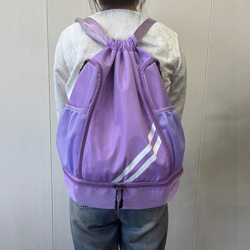 Sport- & Basketball-Rucksack unter 20 L – Wasserfester Outdoor-Rucksack mit Ballnetz