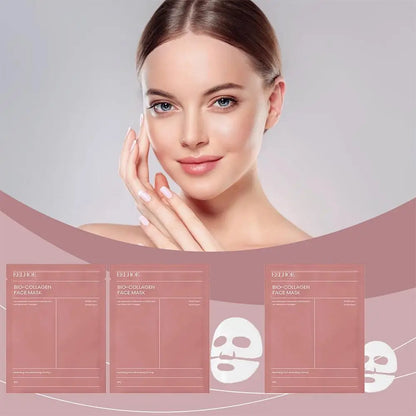 Bio Collagen Gesichtsmaske – 1/5/10 Stück – Feuchtigkeit & Anti-Falten für strahlende Haut