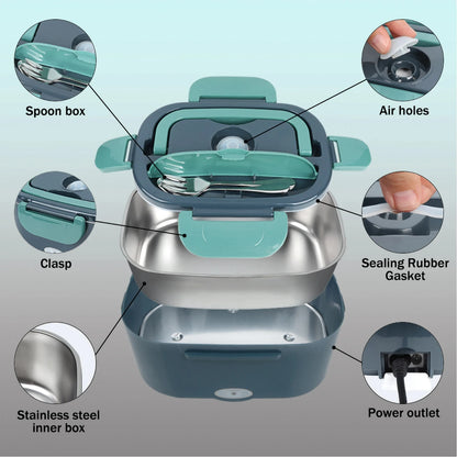 MicroData 1,5 l 40W elektrische Brotdose, Mittags heizung, tragbare Lebensmittel heizung