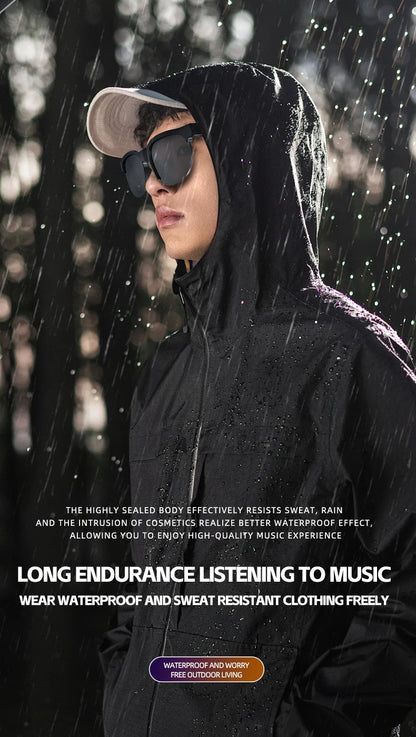 AI Übersetzungs-Sonnenbrille mit Bluetooth 5.3 – 144 Sprachen in Echtzeit – Musikbrille mit Lautsprecher & Mikrofon – Sportbrille für Reisen & Outdoor