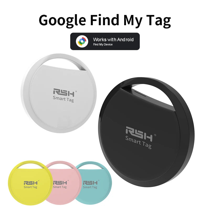 Bluetooth GPS Tracker für Android – Schlüssel- & Haustierfinder – kompatibel mit Google Find My App – Smart Tag mit langer Batterielaufzeit