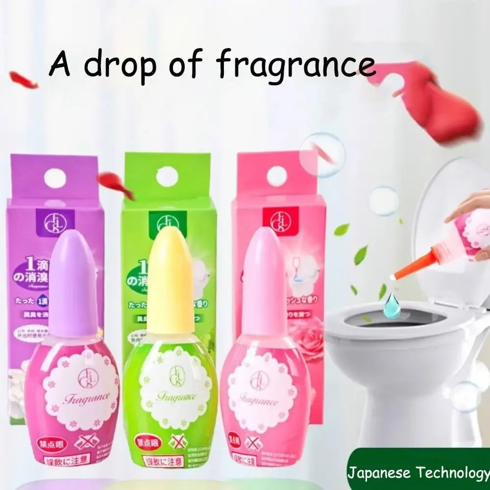 20 ml One Drop of Deodorant Yuan Toilet Deodorant Fragrance Liquid Indoor Aromatherapy Lufterfrischer zum Entfernen von Gerüchen