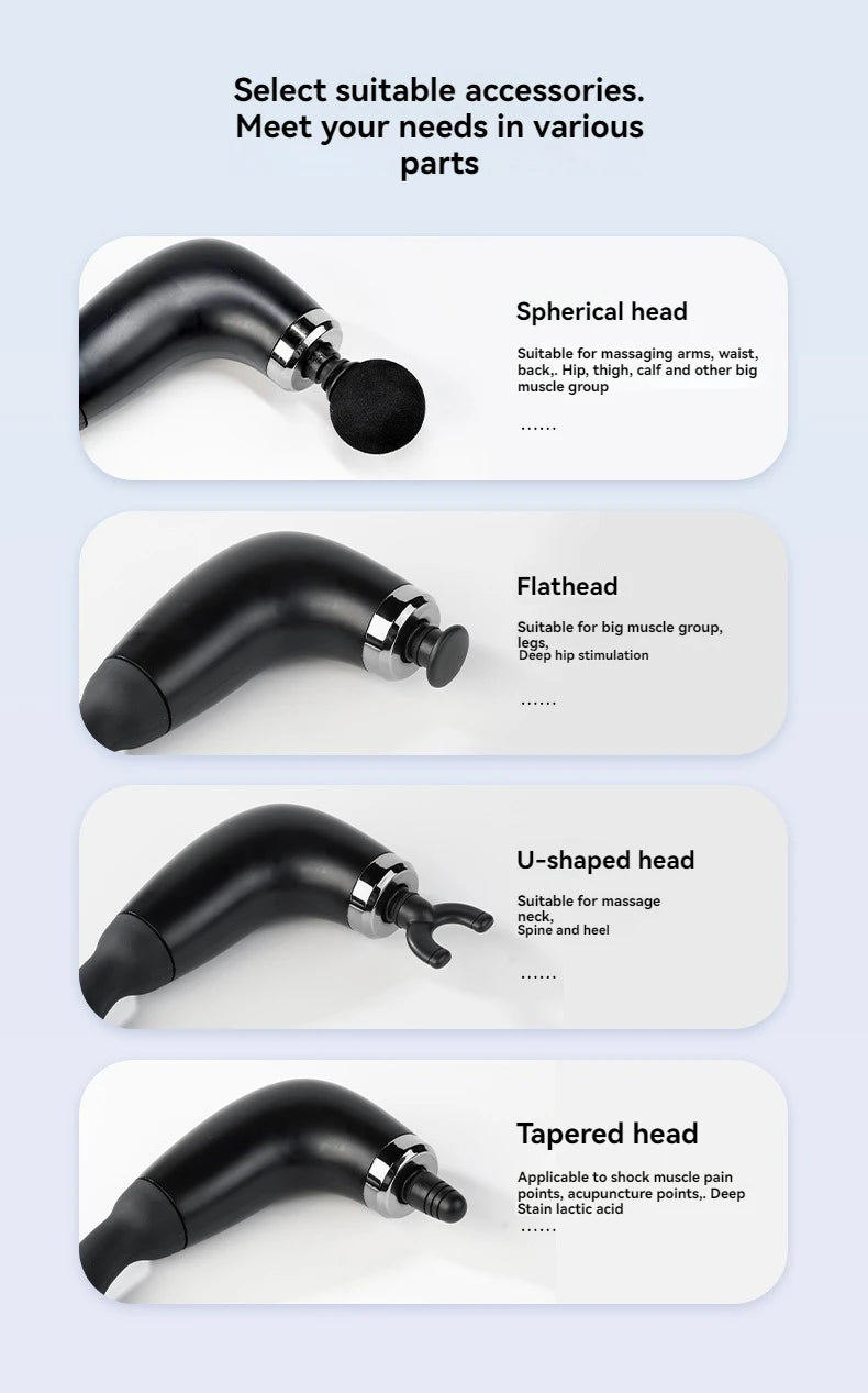 HOMEFISH Elektrischer Massagehammer GB‑868 – Handmassagegerät für Rücken & Körper, CE-zertifiziert