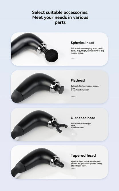 HOMEFISH Elektrischer Massagehammer GB‑868 – Handmassagegerät für Rücken & Körper, CE-zertifiziert