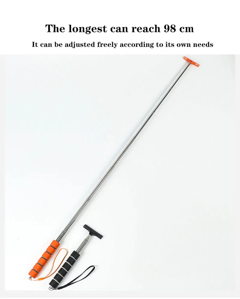 Teleskop Rückspiegel-Wischer für Autos – Universal Auto Glasreiniger mit Gummikopf & ausziehbarem Griff