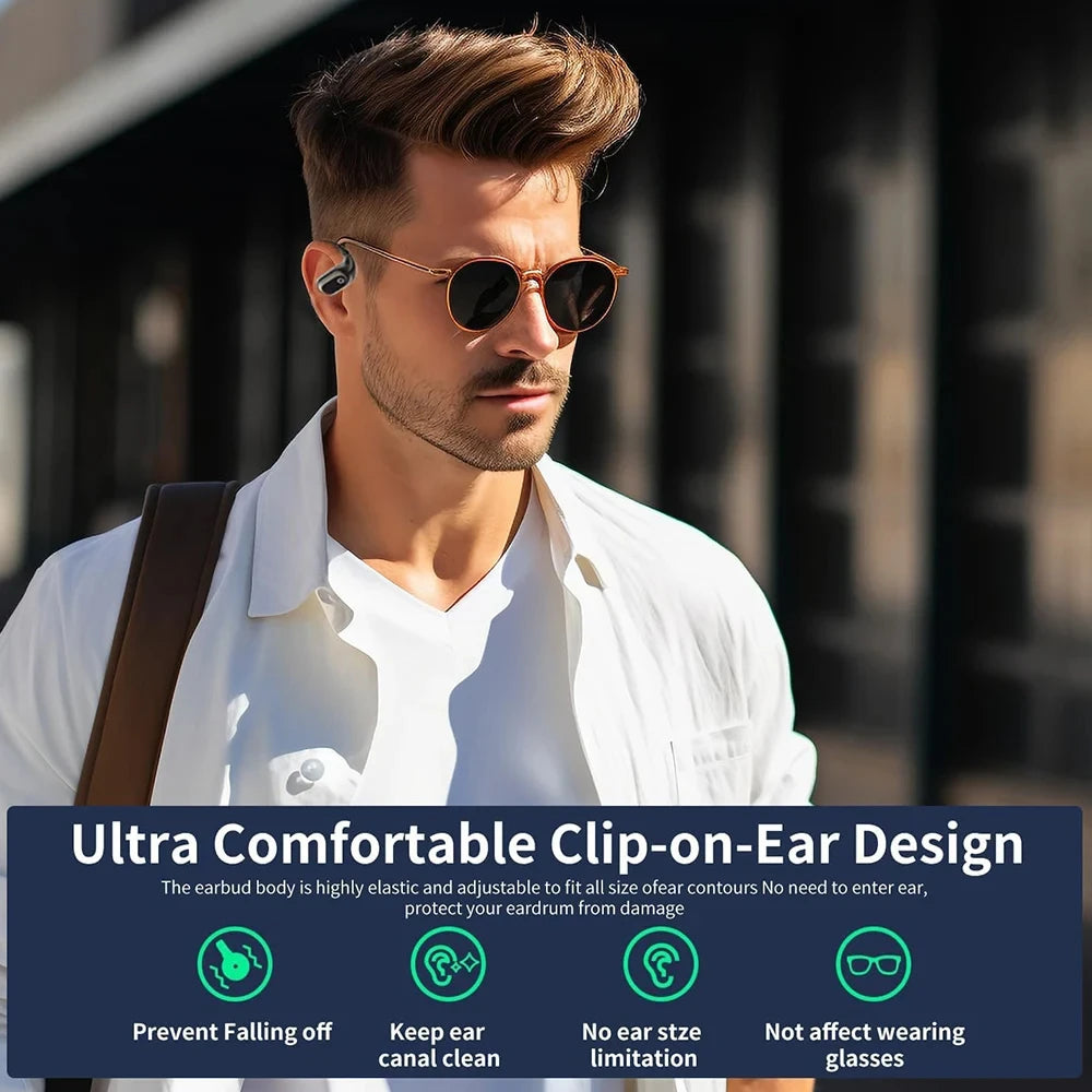 AI Übersetzungs-Kopfhörer – Bluetooth 5.3 Earbuds mit Echtzeit-Übersetzung in 144 Sprachen – Zwei-Wege-Voice-Translator für Reisen & Business