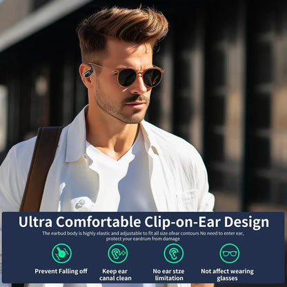 AI Übersetzungs-Kopfhörer – Bluetooth 5.3 Earbuds mit Echtzeit-Übersetzung in 144 Sprachen – Zwei-Wege-Voice-Translator für Reisen & Business