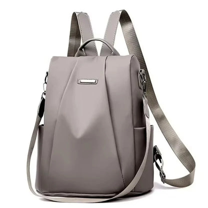 Neue frauen Multifunktions Rucksack Casual Einfarbig Schule Tasche Für Mädchen Mode Abnehmbaren Riemen Reise Schulter Tasche