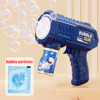 Automatische Seifenblasenpistole – Rocket Bubble Gun mit Akku & Flüssigkeit für Kinder