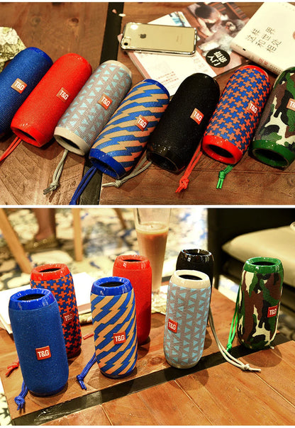 T&G TG117 Bluetooth Lautsprecher – Tragbar, Wasserdicht IPX5, mit TWS, FM & SD-Slot für Outdoor & Strand