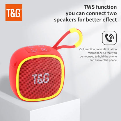 TG659 Mini Bluetooth Lautsprecher – TWS, TF-Karte & Radio, 5.3 kabellos