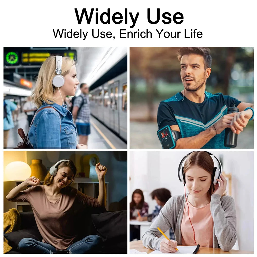 AideeMaster MP3-Player – 128 GB, Bluetooth 5.4, Touchscreen & HiFi-Sound