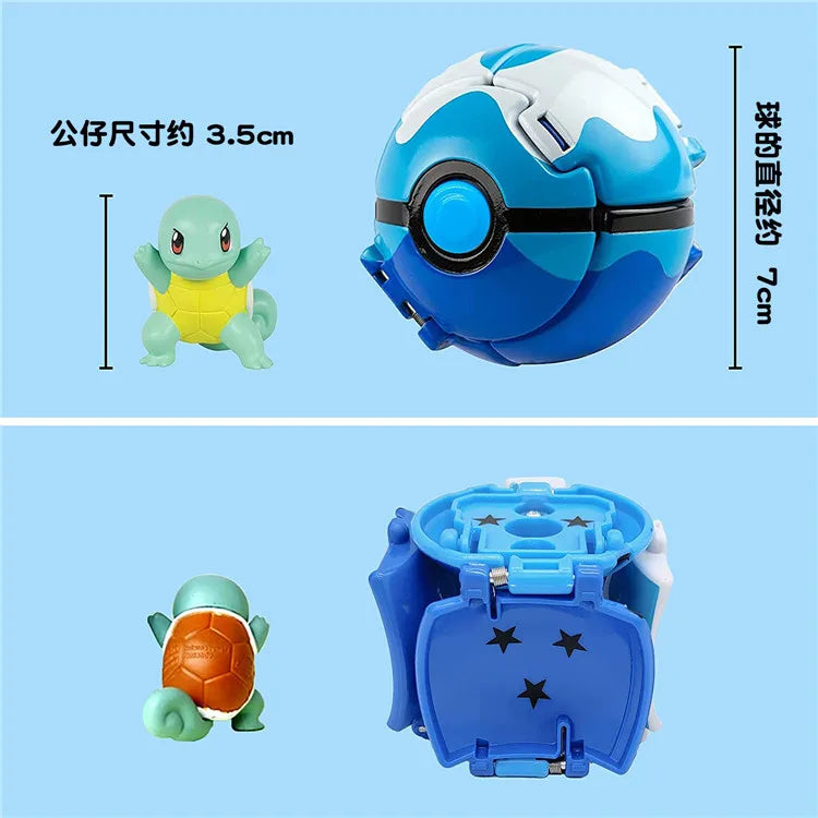 Pokémon Figur mit Pokéball – Pikachu, Glurak & Co. im Modell-Set von MINISO