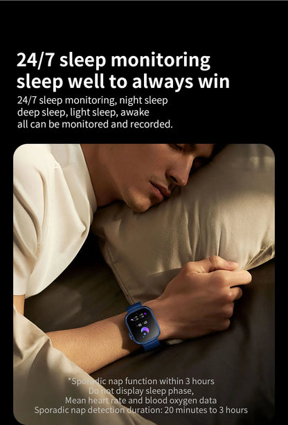 Smartwatch 2025 mit 2,01" Touchscreen – Fitnessuhr für Damen & Herren, Wasserdicht, Bluetooth Call & Gesundheitsfunktionen