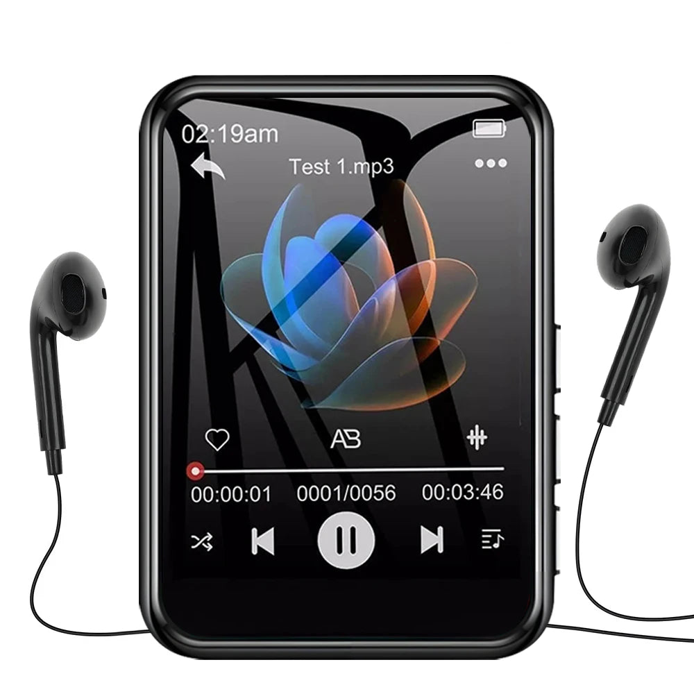 AideeMaster MP3-Player – 128 GB, Bluetooth 5.4, Touchscreen & HiFi-Sound