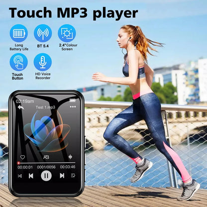 AideeMaster MP3-Player – 128 GB, Bluetooth 5.4, Touchscreen & HiFi-Sound