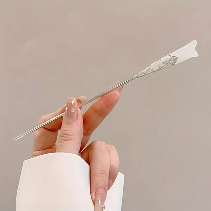 Elegante chinesische Stil Haarspange Quaste Haarstab traditionelles Blumenmuster Frisur Zubehör Frauen Schmuck Haarnadel Haarnadel