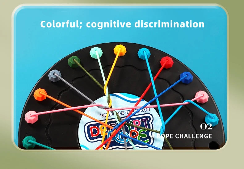 LPCBEC Rope Puzzle 2025 – Logikspiel für Kinder ab 14 Jahren mit Knoten-Challenge