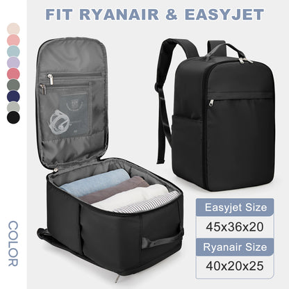 Handgepäck Rucksack 40x20x25 – Kabinentasche für Ryanair & EasyJet, 20–35 L